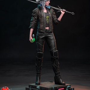 Ciri - Cyberpunk 2077 style - művészet - makett, modell - Meska.hu Ciri - Cyberpunk 2077 style - művészet - makett, modell - Meska.hu