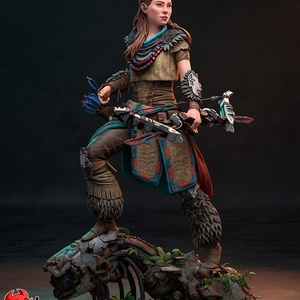Aloy - Horizon Zero Dawn - művészet - makett, modell - Meska.hu Aloy - Horizon Zero Dawn - művészet - makett, modell - Meska.hu
