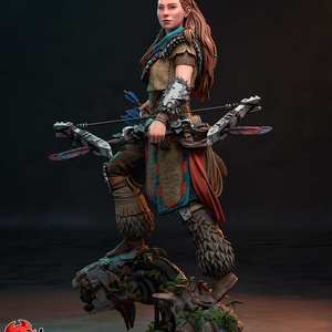 Aloy - Horizon Zero Dawn, Művészet, Makett, modell, Festett tárgyak, Mindenmás, MESKA