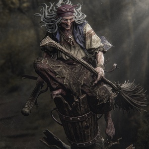 Baba Yaga - művészet - makett, modell - Meska.hu Baba Yaga - művészet - makett, modell - Meska.hu
