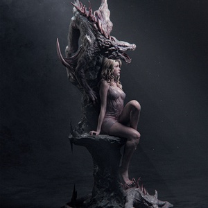 Elegy of the Wyrm - művészet - makett, modell - Meska.hu Elegy of the Wyrm - művészet - makett, modell - Meska.hu