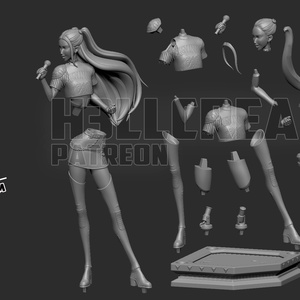 Mira - KPop Demon Hunters - művészet - makett, modell - Meska.hu Mira - KPop Demon Hunters - művészet - makett, modell - Meska.hu