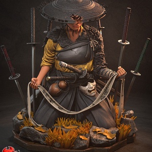 Atsu - Ghost of Yōtei, Művészet, Makett, modell, Festett tárgyak, Mindenmás, MESKA