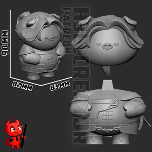 Piggell - művészet - makett, modell - Meska.hu