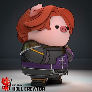 Piggell - művészet - makett, modell - Meska.hu