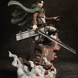 Levi Ackerman - Attack on Titan - művészet - makett, modell - Meska.hu