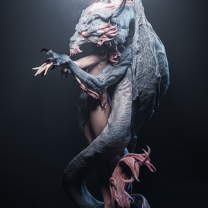 Dragon Lady - művészet - makett, modell - Meska.hu