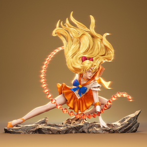 Minako Aino - Sailor Moon - művészet - makett, modell - Meska.hu