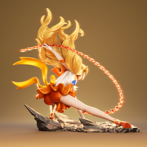 Minako Aino - Sailor Moon - művészet - makett, modell - Meska.hu