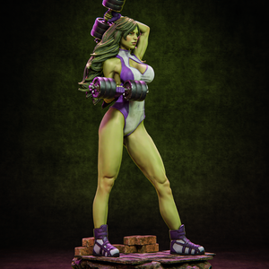 She-Hulk , Művészet, Makett, modell, Festett tárgyak, Mindenmás, MESKA