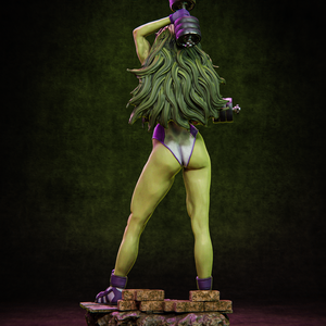 She-Hulk  - művészet - makett, modell - Meska.hu