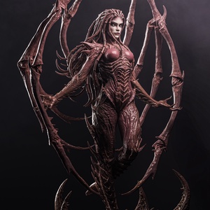 Sarah Kerrigan - StarCraft - művészet - makett, modell - Meska.hu