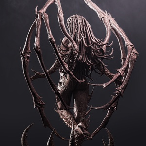 Sarah Kerrigan - StarCraft - művészet - makett, modell - Meska.hu