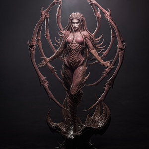 Sarah Kerrigan - StarCraft, Művészet, Makett, modell, Festett tárgyak, Mindenmás, MESKA