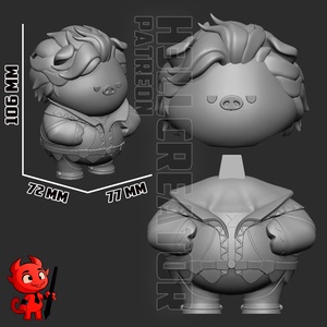 Pigstarion - művészet - makett, modell - Meska.hu