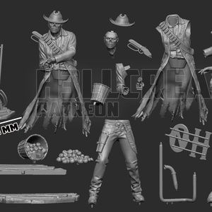 Ghoul - Fallout - művészet - makett, modell - Meska.hu