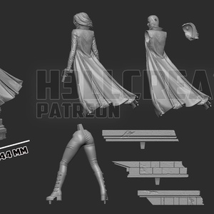 Selene - Underworld - művészet - makett, modell - Meska.hu