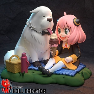 Anya Forger - Spy � Family, Művészet, Makett, modell, Festett tárgyak, Mindenmás, MESKA