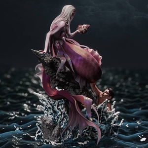 Mermaid - művészet - makett, modell - Meska.hu