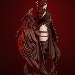 Corrupted Nun - művészet - makett, modell - Meska.hu