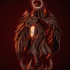 Corrupted Nun - művészet - makett, modell - Meska.hu