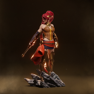 Pyrrha Nikos - RWBY - művészet - makett, modell - Meska.hu