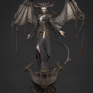 Lilith - Diablo 4, Művészet, Makett, modell, Festett tárgyak, Mindenmás, MESKA