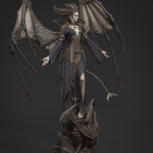 Lilith - Diablo 4 - művészet - makett, modell - Meska.hu