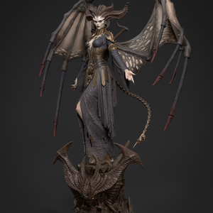 Lilith - Diablo 4 - művészet - makett, modell - Meska.hu