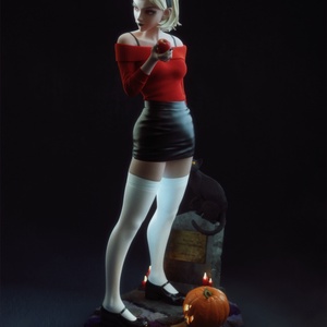 Sabrina - művészet - makett, modell - Meska.hu