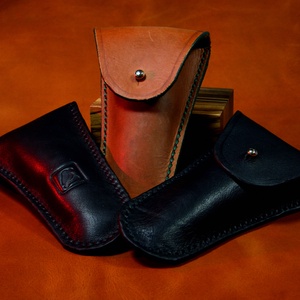 Bőr trombita fúvóka tok - Meska.hu