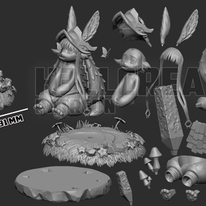 Nanachi - Made in Abyss - művészet - makett, modell - Meska.hu