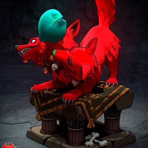 Cerberus - Hades - művészet - makett, modell - Meska.hu