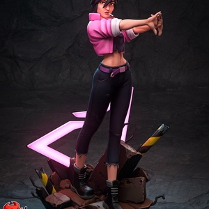 Invisigal - Dispatch, Művészet, Makett, modell, Festett tárgyak, Mindenmás, MESKA