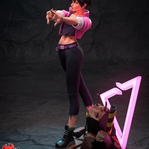 Invisigal - Dispatch - művészet - makett, modell - Meska.hu