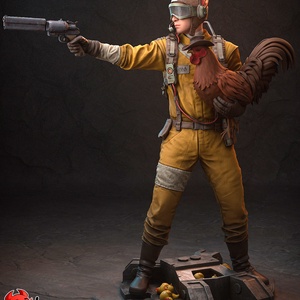 Raider - ARC Raiders - művészet - makett, modell - Meska.hu