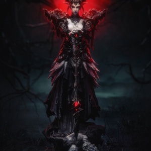 The Queen of the Ashen Vale, Művészet, Makett, modell, Festett tárgyak, Mindenmás, MESKA