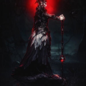 The Queen of the Ashen Vale - művészet - makett, modell - Meska.hu