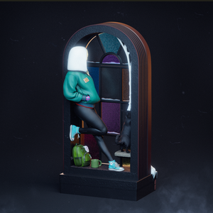 Spider Gwen - Ghost Spider - művészet - makett, modell - Meska.hu