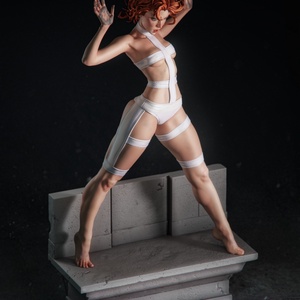 Leeloo - The Fifth Element - művészet - makett, modell - Meska.hu