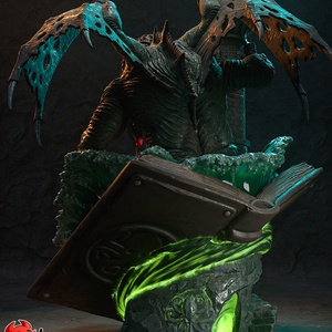 Cthulhu - művészet - makett, modell - Meska.hu