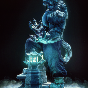 Tai Lung - Kung Fu Panda - művészet - makett, modell - Meska.hu