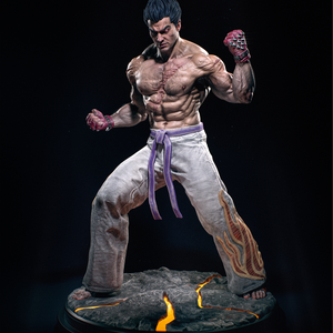 Kazuya - Tekken - művészet - makett, modell - Meska.hu