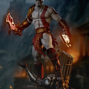 Kratos - God of War, Művészet, Makett, modell, Festett tárgyak, Mindenmás, MESKA