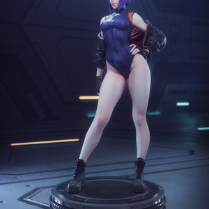 Motoko Kusanagi - Ghost in the Shell - Meska.hu