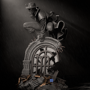 Spider Man Noir - művészet - makett, modell - Meska.hu