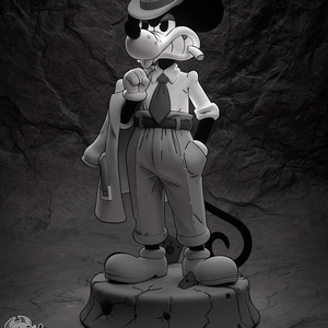 Jack Pepper - Mouse: P.I. For Hire - művészet - makett, modell - Meska.hu