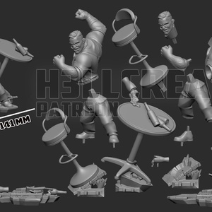 Punch Up - Dispatch - művészet - makett, modell - Meska.hu