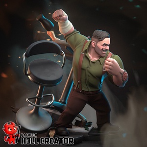 Punch Up - Dispatch - művészet - makett, modell - Meska.hu