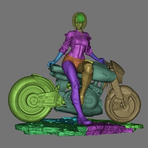 Lucy - Cyberpunk Edgerunners Festve - művészet - makett, modell - Meska.hu